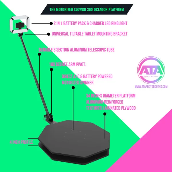 Slowgo 360 Octagon Platform (34 inch Motorized) - Image 2