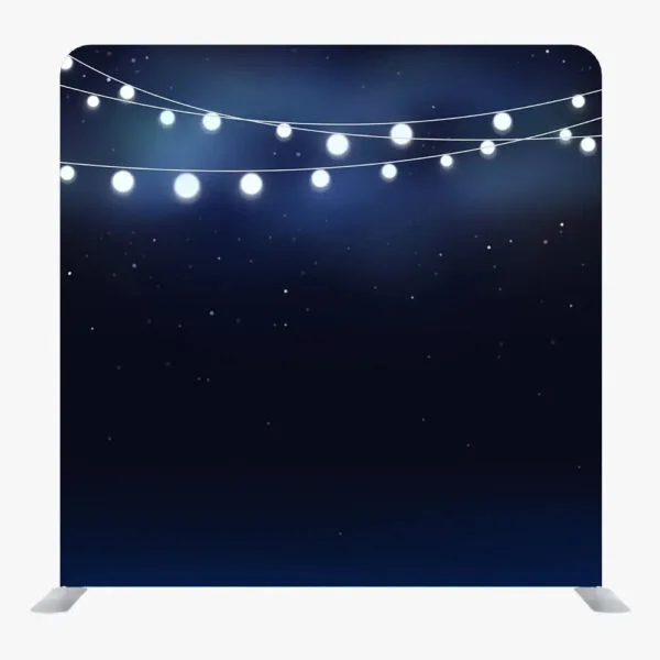 Midnight Lights Single Sided Tension Fabric Backdrop Frame and Fabric Set