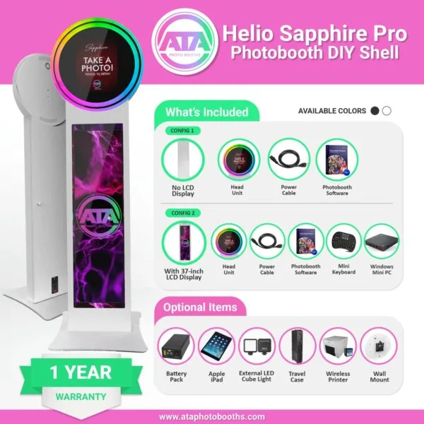 Helio Sapphire Pro iPad Mirror Photobooth - Image 2