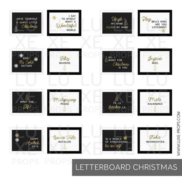 Letterboard Christmas