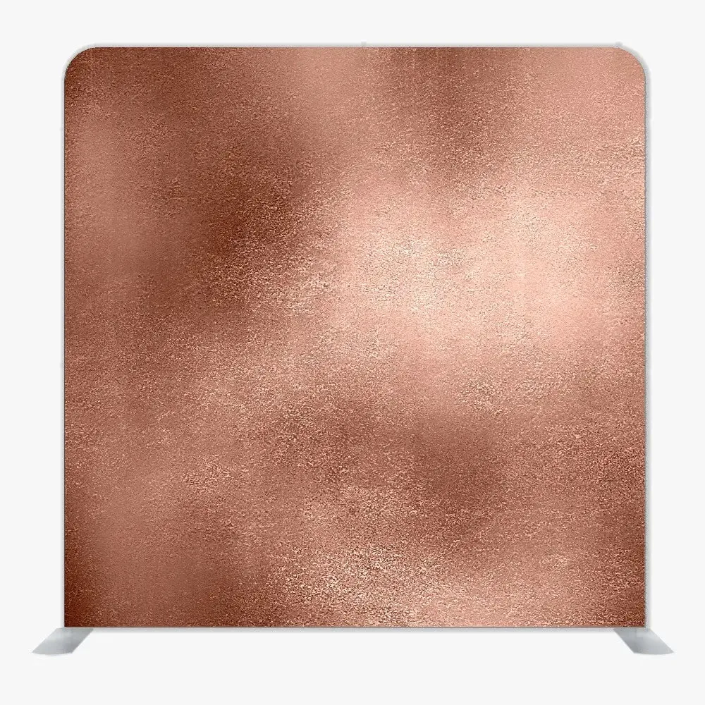 Rose Gold Foil Single sided Tension Fabric Backdrop Frame and Fabric Set