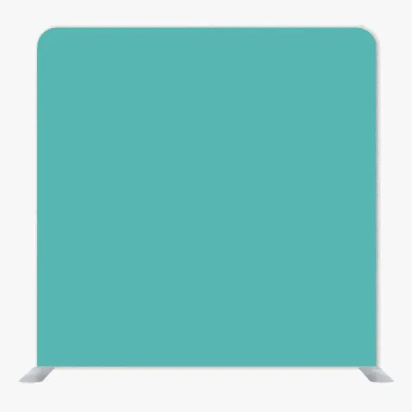 Teal Blue Single Sided Tension Fabric Backdrop Frame and Fabric Set