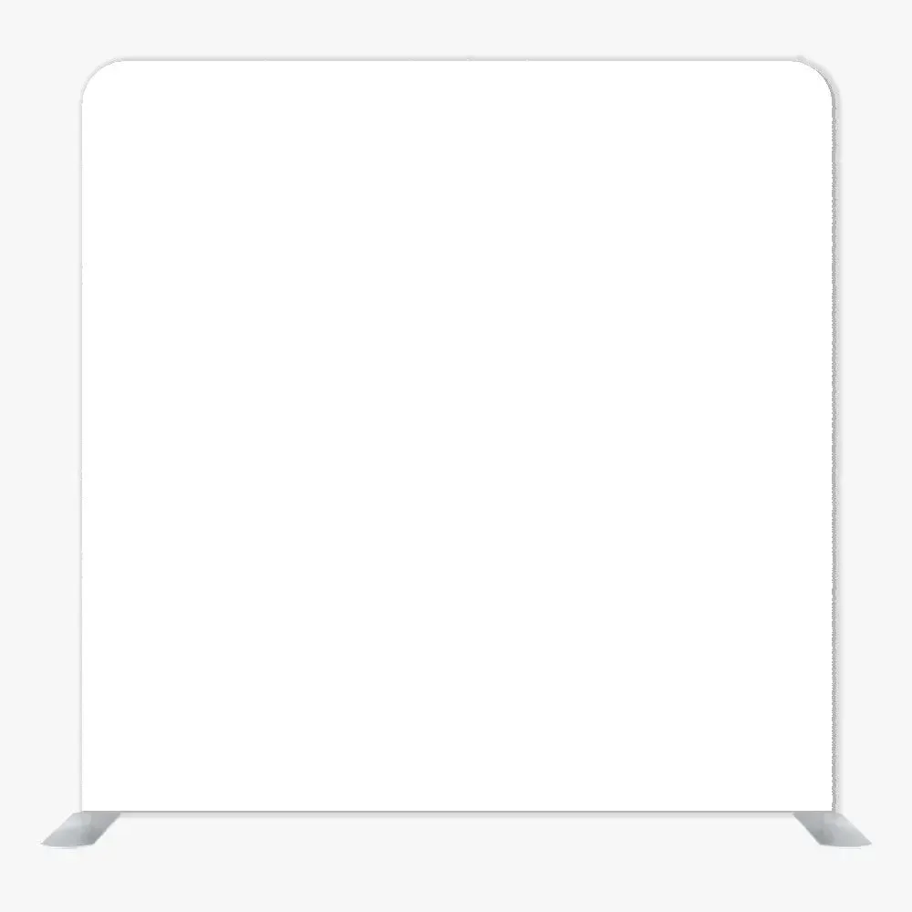 White Single Sided Tension Fabric Backdrop Frame and Fabric Set