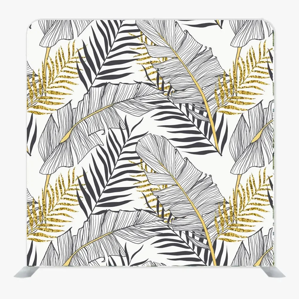 Tropical Noir Single Sided Tension Fabric Backdrop Frame and Fabric Set