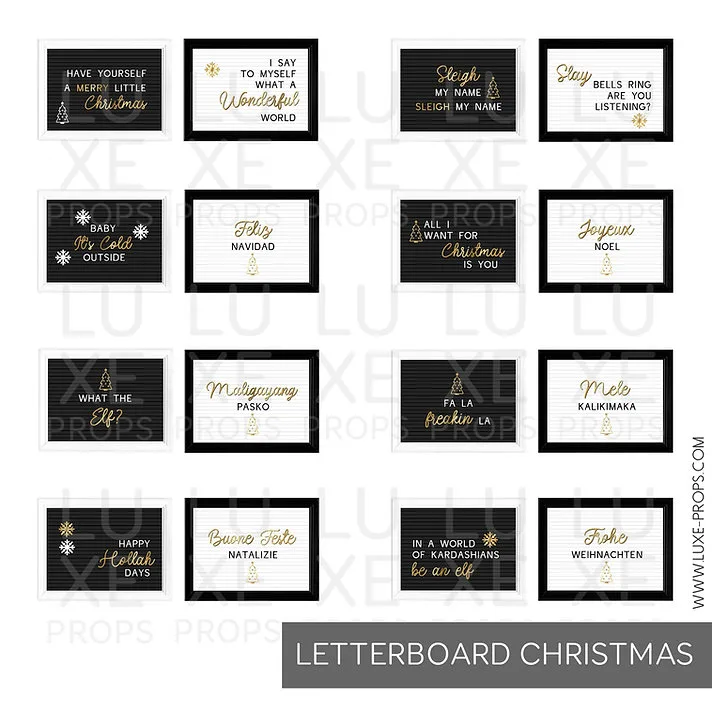 Letterboard Christmas