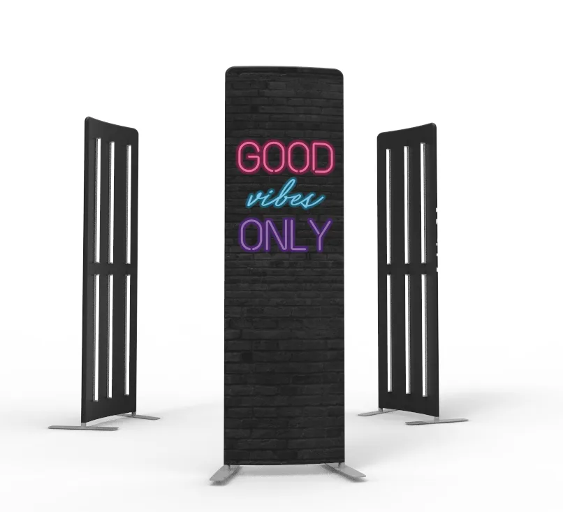 360 Custom LED Slow Motion 3 Panel Backdrop